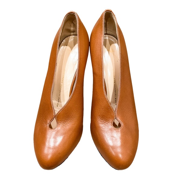 Vintage Brown Leather Giuseppe Zanotti Heels - Picture 4 of 12